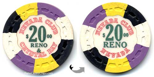 Details about   Palace Club Casino Reno Nevada $20 Chip 1975 